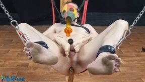 Sweaty Sock Gas Mask Chastity Fuck HD