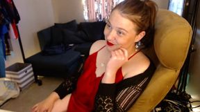 Sexy talk in satin with cotton panties