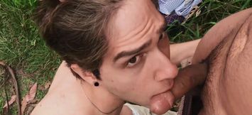 Hot lover shares immaculate POV when he sucks dick with passion