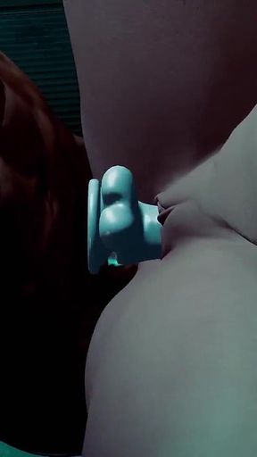 Chubby Girl Double Penetration with a Dick and a Dildo