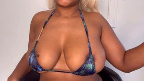 Big, Natural, Oiled Tits