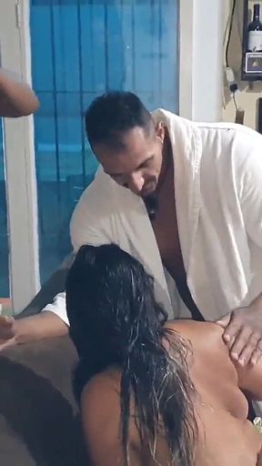 Between Friends Half Stepsister, Husband and Wife and a Male Prostitute