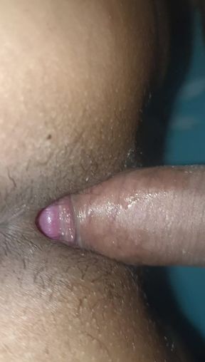 Sleepy Penis Getting Inside Wet and Messy Pussy.