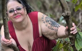 Daddy's Camping in the Woods and Princess Deepthroats Daddy's Big Fat Cock Swallows His Huge Load