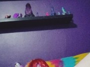horny ftm fucking himself and begging for cock
