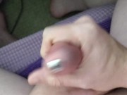 Horny femboy can't stop with just one orgasm.