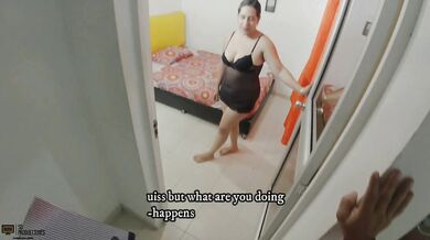 Chica cahonda se pone sexy para que me la folle a cambio de hacerle un gran favor-porno español