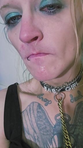 Epic moment from &quot;FILTHY &amp; FINE trans girl playing with cum, her own as well as a few friends...... AGAIN!!!&quot;