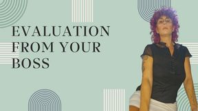 Evaluation from your boss