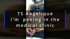 ts angelique - i m peeing in the medical clinic