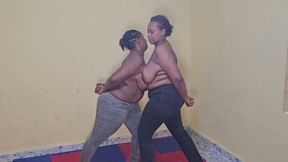 Titfight Between Big Thick Women
