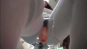Bike Ride Turns Steamy – She's Riding High on Powerful Dildo Pleasure