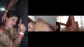 ruiva sai de casa pra ir no swing .. chupa rola no gloriroly e depois vai na casa da sua amiga pra chupar e levar rola na buceta