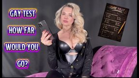 Gay Test - How Far Would You Go?