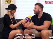 BUMSBESUCH - JOSY BLACK GERMAN PORNSTAR HAS INTERRACIAL SEX WITH AMATEUR GUY - LETSDOEIT