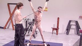 Horny Boy Strung Up & Stretched - Justen Moore & Lester Braxston