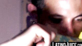LatinoJuice.com - Slutty gay Remo submits to straight stud Ayuns swift ass pouncing