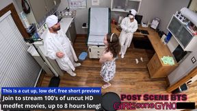 La première fois de Serena Morgan à la clinique de virginité – Point de vue des infirmières
