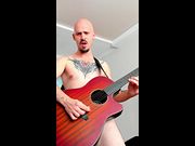 Teach me to play the guitar, without jokes. Write me.