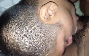 Eating my classmate's cum