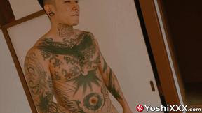 ”Kinky Javanese Yoshi Kawasaki sneaks to tug his shaft on camera”