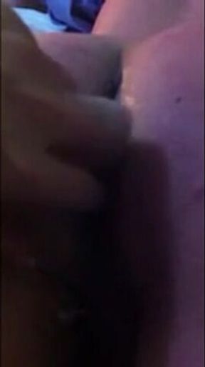 Massaging His Hole While He's