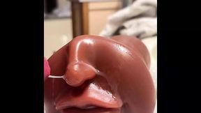 Mouth Sex Toy With Cum On Face Finish POV02