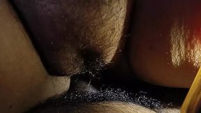 Hot, horned housewife's sweaty, super-sized screw fest with an Indian dude's eager tongue