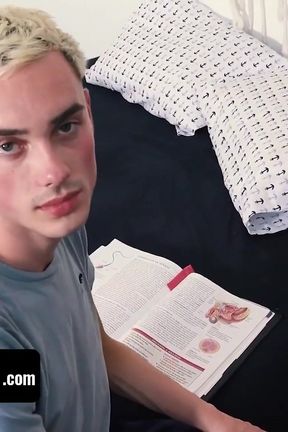 Perv Stepbro Gives Young Stepbrother InDepth Biology Lesson And Creampies His Asshole