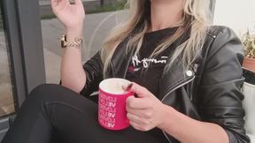 Unbothered smoking lady