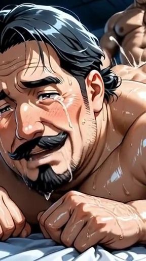 A Group of Mature Men Engage in an Insane Orgy with Cum Inside an Old Man's Ass
