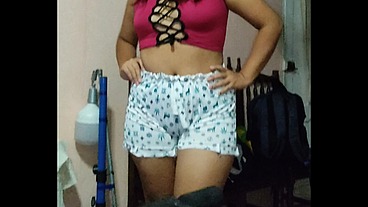 She looks sexy even upset and in her PJs. Watch our premium videos for more