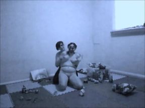 Caught on security cam: The punished babysitter!