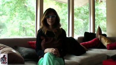 Heather Vahn takes every inch deep in throat during intense POV casting session