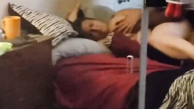 Fat mature woman is spanked and fucked by black guy