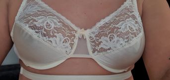 Vintage Cross Straps Nylon Bra