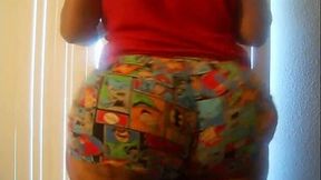 Her big cellulite ass like a bomb