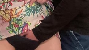 Omg! Touching Nice Pussy and Panties in Subway