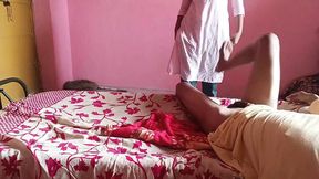 Dirty old Pathan dude is jerking off in front of horny&#x1F975; housemaid.