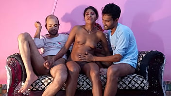 Amateur Girlfriend his two boyfriend&#039_s with first time hardcore fuck Threesome Bengali porn ,  Hanif pk and  Sumona and Manik