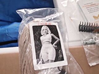 Unboxing of the almost all realistic silicone sex doll with missionary and ass slam