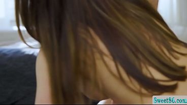 Lesbian trainer fingers and licks her clients pussy