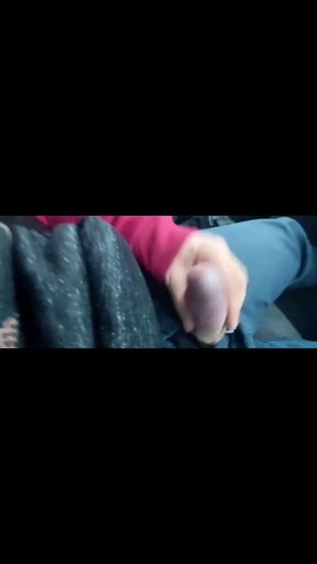 Almost caught! He jerks off in traffic in front of me, I love watching. Big cumshot! Part 1   Clip 3