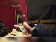 Evening fun with girlfriend.