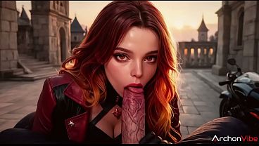 Mavuika showed me her coll bike and her tight pussy[AI]