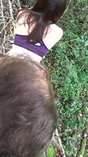 Memorable moment from &quot;Full ver A ROMANTIC WALK THROUGH THE FOREST, WHERE A GUY CAUGHT US WHILE WE WERE FUCKING IN THE FOREST&quot;