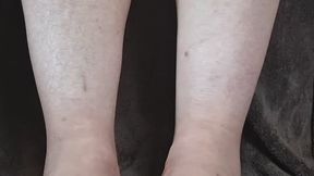 Footjob on a Big Zucchini