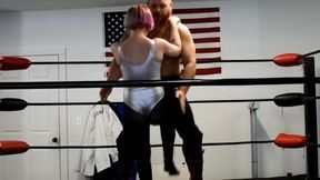 Wrestler vs Ballbuster no dq match