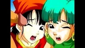 Pan Bulma Seduce Lonely Goku in Steamy Dragon Ball Tryst