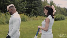 Blonde Vixens Share Wild Passion in TransAngels Spa Bedroom Scene